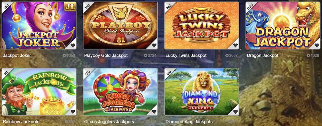 Jackpot games at Milyon88