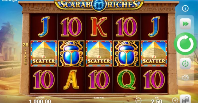 Play in Scarab Riches slot online from Booongo for free now | www.php-j.com